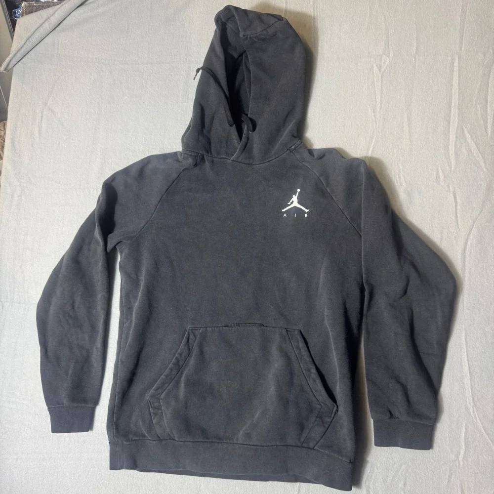 Jordan Air Jumpman Pullover Hoodie Black Fleece Sweatshirt‎ Mens Medium
